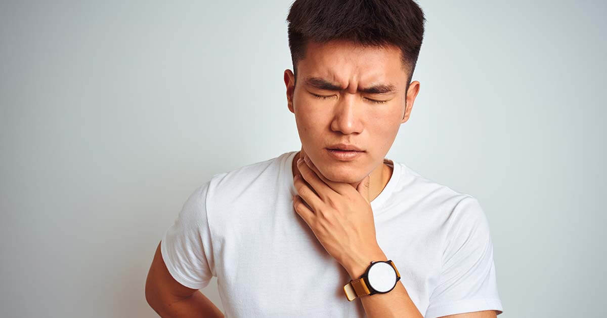 Подутите сливици причиняват болка в гърлото