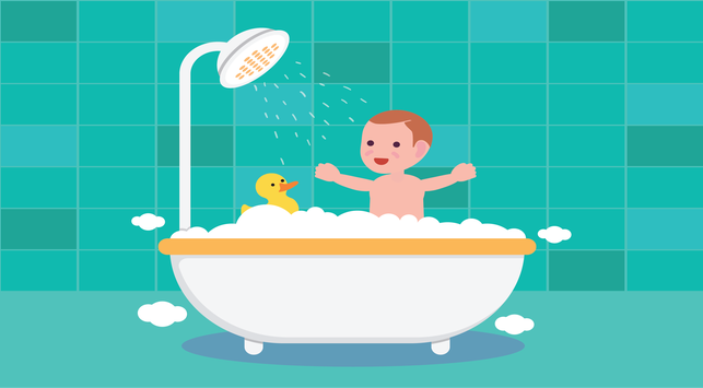 يجب أن تعرف ، هذا هو وقت الاستحمام المثالي للأطفال