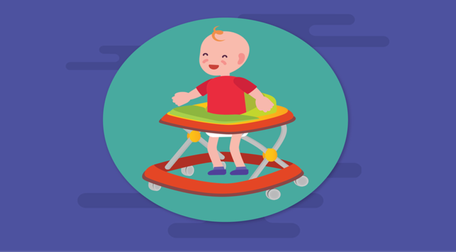 Трябва ли децата да се научат да ходят с проходилка за бебета?