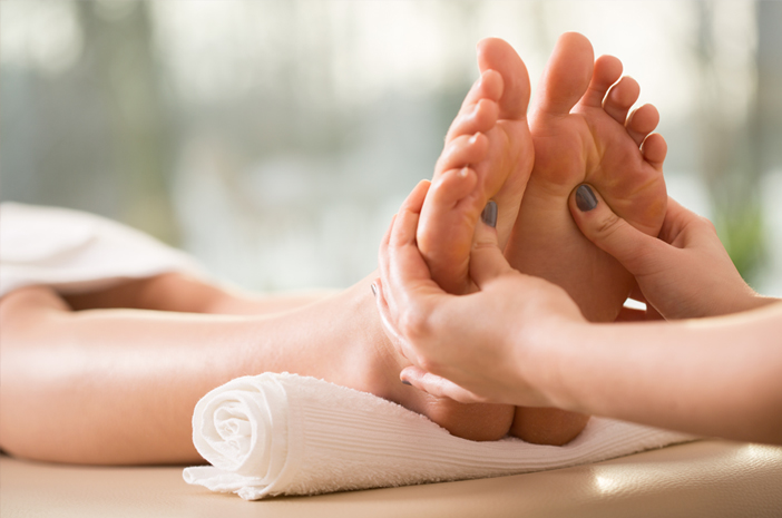 Рефлексотерапевтична масажна терапия на невронни тъкани в стъпалата