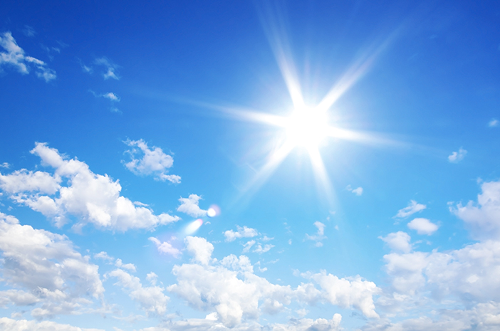 Hati-hati dengan kemuncak matahari yang menyebabkan suhu menjadi lebih panas