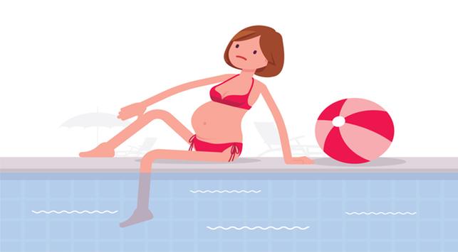 Кога бременните жени могат да плуват?
